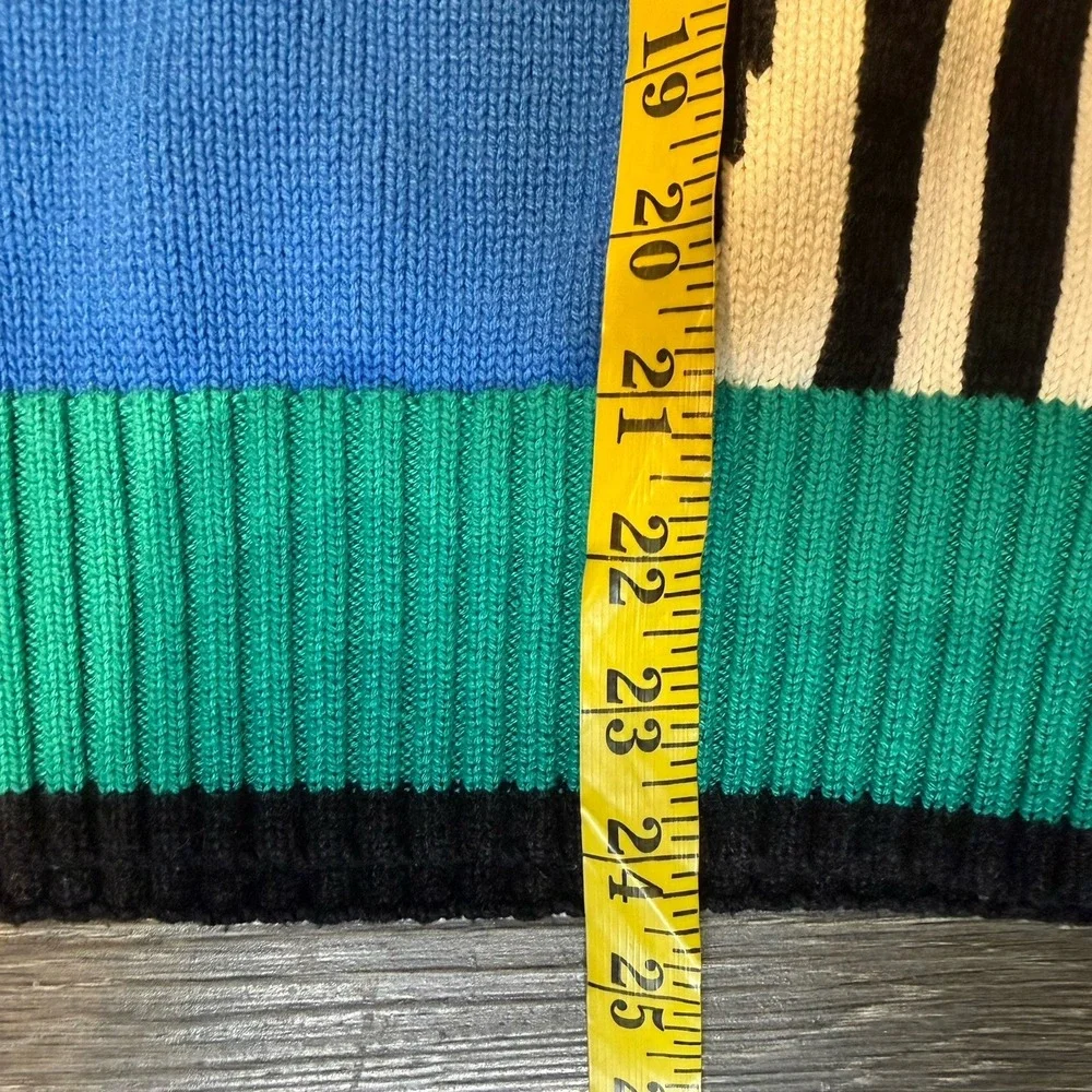 Retro 80's Head Colorful Abstract Oversized Unisex Sweater Vintage Mall Core
